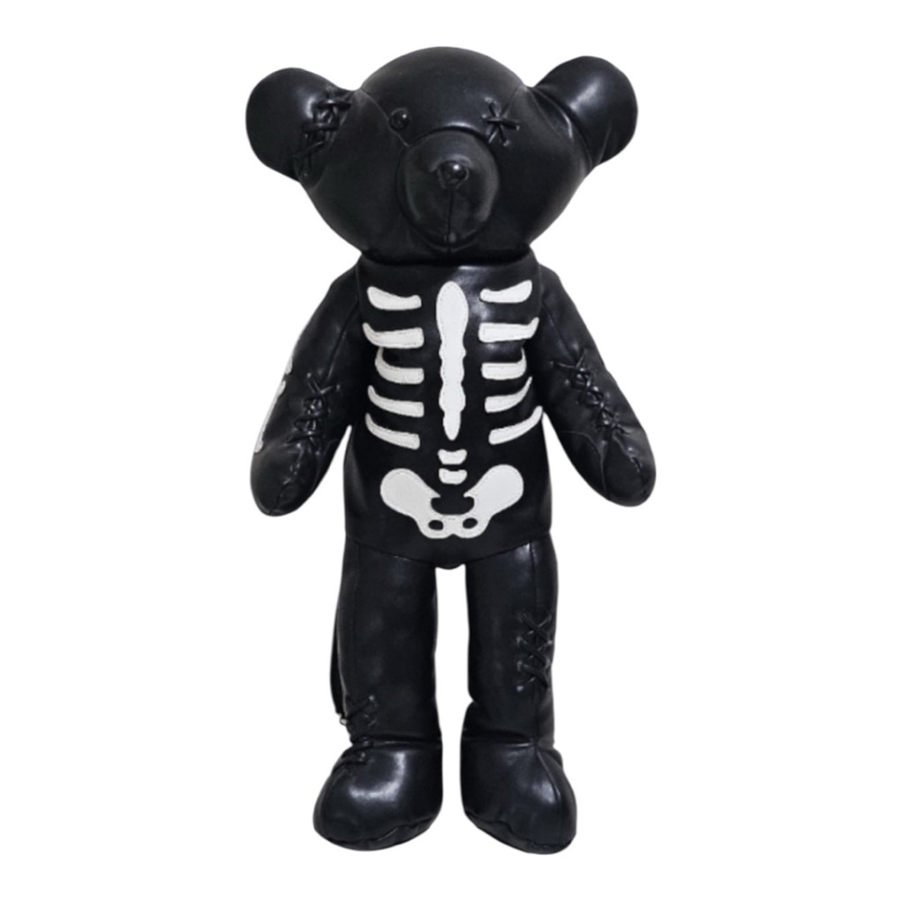 Dolls Kill Current Mood Black Skeleton Teddybear Backpack